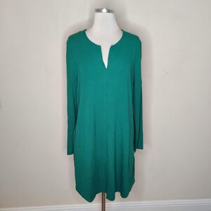 Oska Jersey Knit Dress‎ Stretchy Viscose Long Sleeve